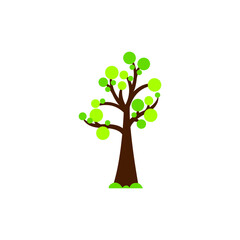 Green tree illustration