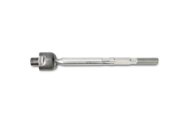 Top view Ball joint of steering rack arm car on the white background repair part car concept
