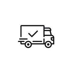 truck icon vector illustration