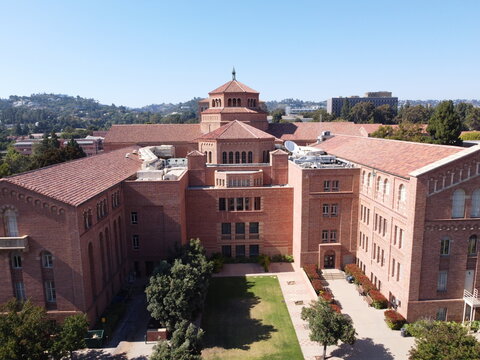 Drone Shot at UCLA campus