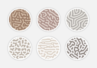 Collection of abstract turing cover stroy instagram