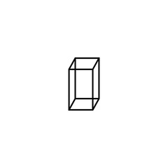 geometric shape 3d icon set abstract vector sign symbol