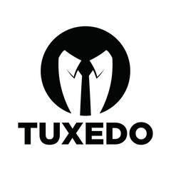 Suit logo design vector graphic