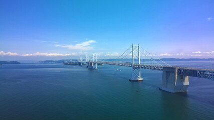 Fototapeta na wymiar 瀬戸大橋タワーからの眺め5