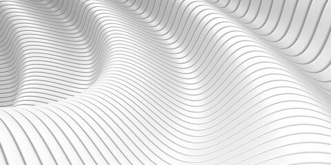 White abstract liquid wavy background