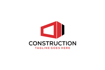 Letter O for Real Estate Remodeling Logo. Construction Architecture Building Logo Design Template Element.