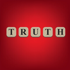 Square chips with text truth