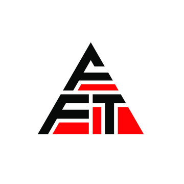 FFT triangle letter logo design with triangle shape. FFT triangle logo design monogram. FFT triangle vector logo template with red color. FFT triangular logo Simple, Elegant, and Luxurious Logo. FFT 