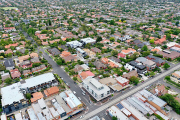 Obraz premium aerial view of area