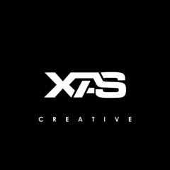 XAS Letter Initial Logo Design Template Vector Illustration