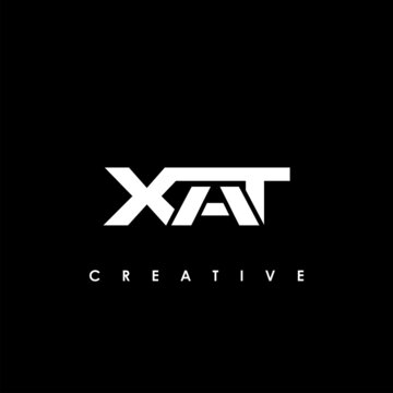 XAT Letter Initial Logo Design Template Vector Illustration