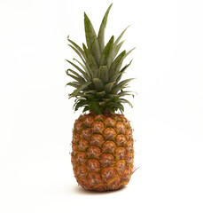 delicious pineapple on a white background