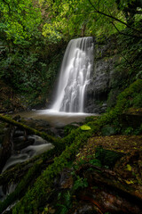 Fototapeta na wymiar Matai falls waterfall in the Catlins New Zealand
