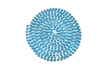 beads isolated on white background