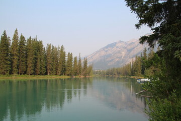 Fototapeta premium Morning On The Bow, Banff National Park, Alberta