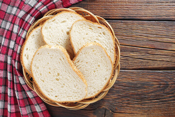 Wheat bread on a plate