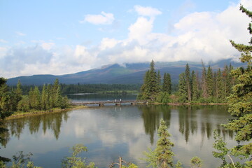 Calm On The Lake, Jasper National Park, Alberta