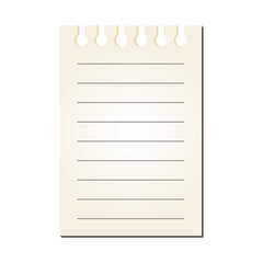 罫線ノート　メモ帳　背景素材