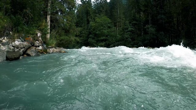 Panorama of an Alpine Stream