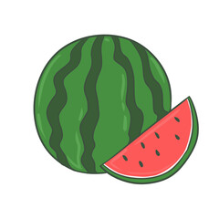 One of fruit categories is watermelon