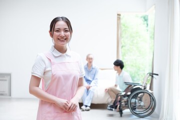 Fototapeta premium 介護イメージ