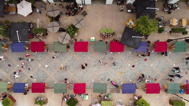 Weekend Flea Market On The Street