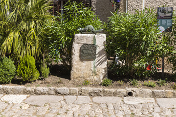 The historic old town of Osor on Cres Island, the Adriatic Sea, Croatia