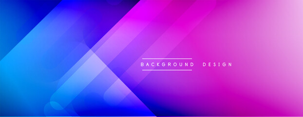 Dynamic lines abstract background. 3D shadow effects and fluid gradients. Modern overlapping forms