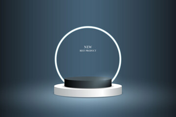 3D realistic product display with simple background, elegant color combination.files can be edited for personal or commercial use, please follow and support my account thanks for following me.