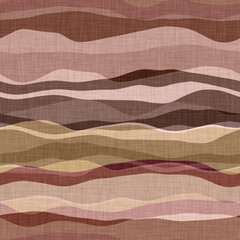 Mid century modern stripe fabric 1960s style pattern. Seamless graphic broken line repeat texture. Decorative nature patterned camouflage effect. Printed cotton for soft furnishing and fashion print. - 445838390