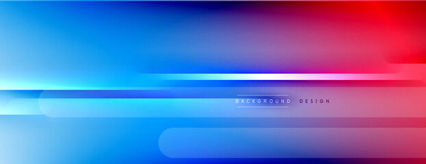Abstract background - lines composition created with lights and shadows. Technology or business digital template. Trendy simple fluid color gradient abstract background with dynamic