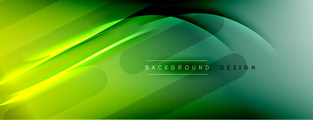 Abstract background - lines composition created with lights and shadows. Technology or business digital template. Trendy simple fluid color gradient abstract background with dynamic