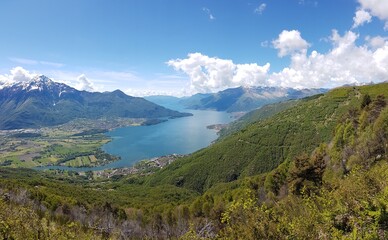 Lago Como in Italien Panorama