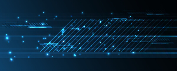 Technology background Hi-tech communication concept innovation abstract background vector illustration
