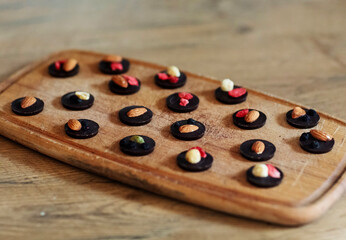 Home made chocolate.