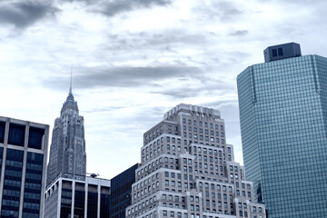 New and old skyscrapers in Manhattan, NYC