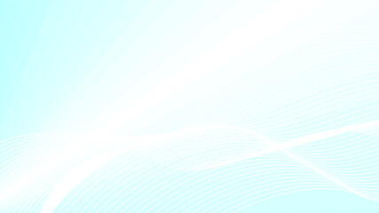 Geometric abstract light blue background with rolling waves lines. wave flow. communication background. Graphic background for your design. Vector illustration