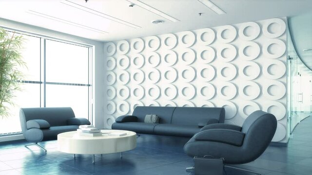 Guest Lounge Conception - loopable 3D Visualization