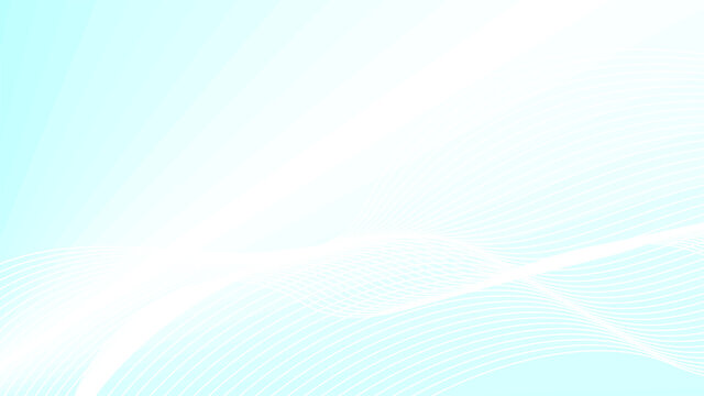 Geometric abstract light blue background with rolling waves lines. wave flow. communication background. Graphic background for your design. Vector illustration