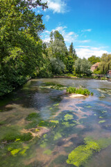 Therdonne. La rivière Le Thérain. Oise. Picardie. Hauts-de-France