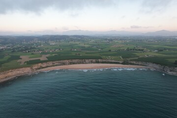 Obraz premium Langre, Cantabria, Spain