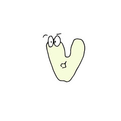 Obraz premium letter of the alphabet for children