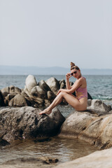 Greece, Halkidiki, Macedonia, Central Macedonia, Aegean Sea, Afitos, Kasandria
