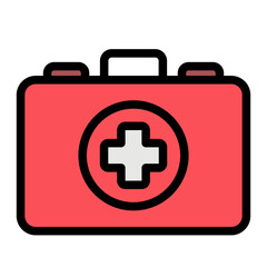 Obraz premium medicine filled outline icon