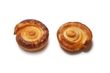 Tasty puff isolated on a white background.