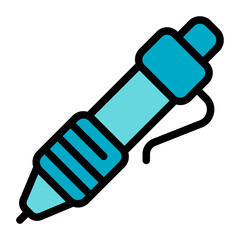 pen filled outline icon
