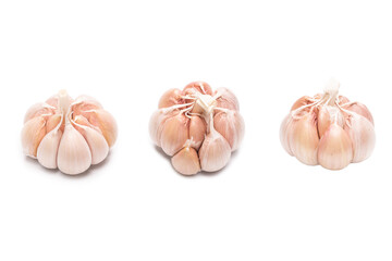 Garlic isolated on a white background.
