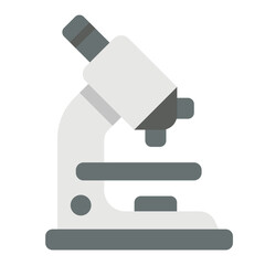 microscope flat icon