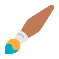 paintbrush flat icon