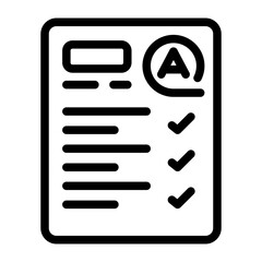 Fototapeta premium test icon